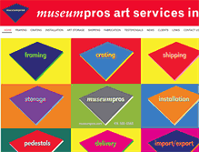 Tablet Screenshot of museumpros.com